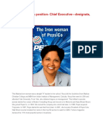 Indra Nooyi-4th Position - Chief Executive-Designate, Pepsi Co