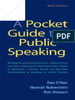 Dan O’Hair, Hannah Rubenstein, Rob Stewart - A Pocket Guide to Public Speaking-Macmillian Learning (2019)