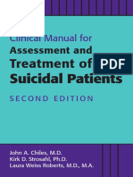 John Chiles - Clinical Manual For The Assessment and Treatment of Suicidal Patients-American Psychiatric Publishing (2019)