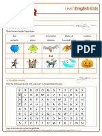 Worksheets Halloween