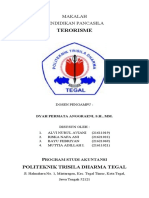 Makalah Terorisme (Pendidikan Pancasila)