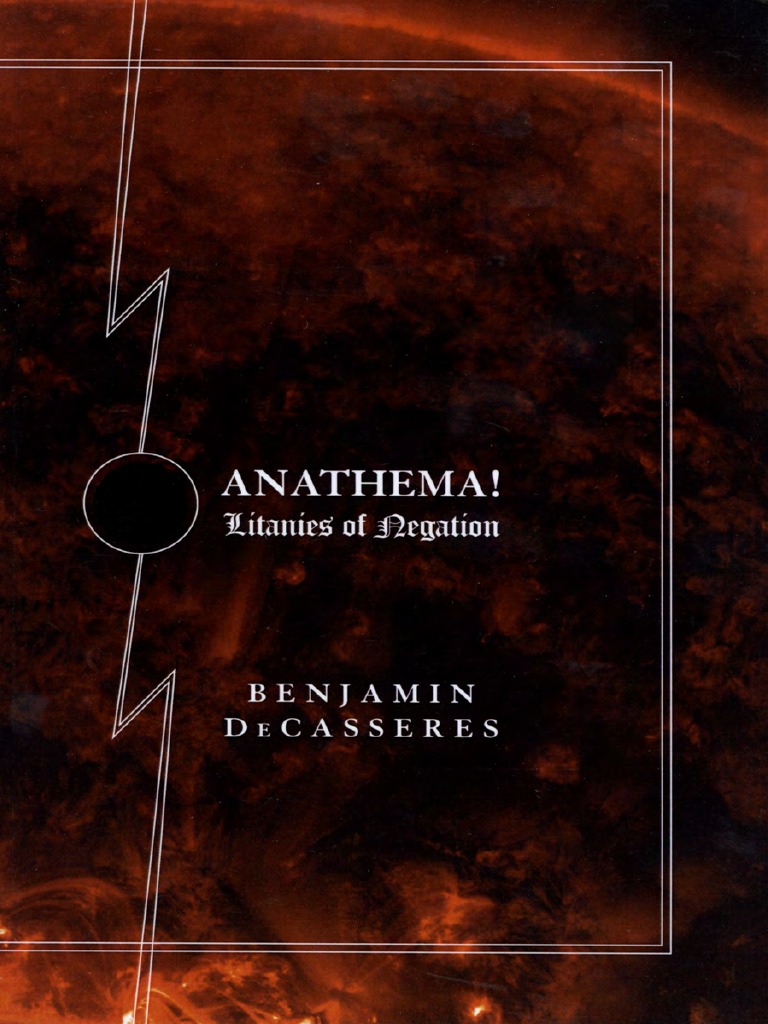 Anathema: Litanies of Negation | PDF