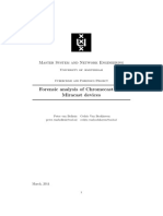 Forensic Analysis of Chromecast and Miracast Devices