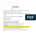 5 Projectile Motion