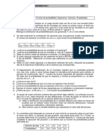 Estadística para economistas I: Trabajo práctico No 4 sobre variables aleatorias discretas