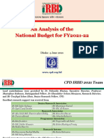 CPD Budget Analysis FY2022