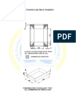 Rectangular Tray Making