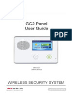 GC2 Panel User Guide: Wireless Security System