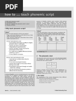 How To Teach Phonemic Script