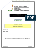 Mathematics P3 Feb-March 2013 Eng