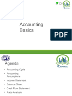 Accounting Basics and Three Statements and Ratios