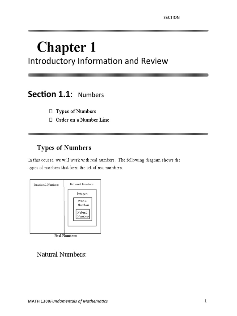 Understanding Types of Numbers in Math | PDF | Numbers | Rational Number