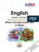 English: When One Becomes Two or More