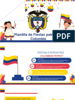 Plantilla de Fiestas Patrias Colombia