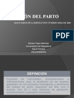 Atención Del Parto Resolución 412