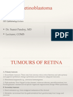 Retinoblastoma: Dr. Sumit Pandey, MD Lecturer, COMS