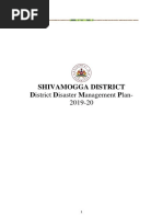 Shivamogga District Disaster Management Plan 2019-2020