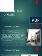 TEATRO SAN JORGE Historia Arquitectura y Estado Actual
