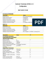 Cat Electronic Technician 2018A v1.0 Configuration: Parameter Value