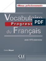 CLE - Vocabulaire Progressif Du Français - Perfectionnement