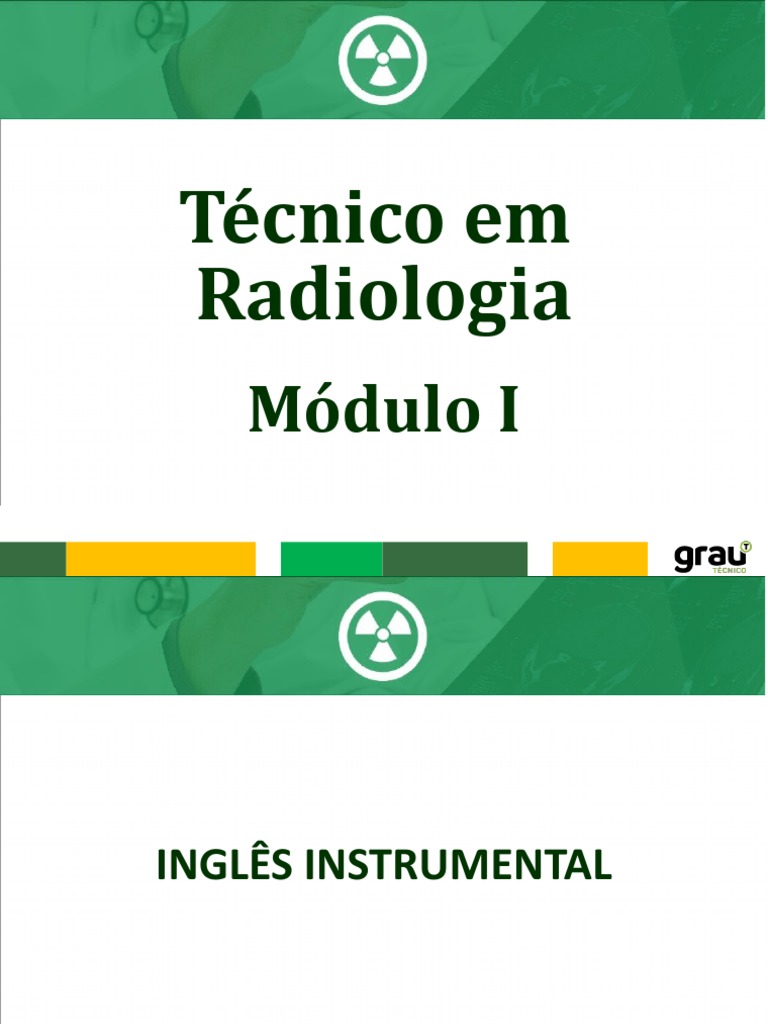 Inglês Instrumental para Radiologia | PDF | Plural | Informação