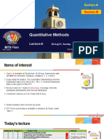 Quantitative Methods: Section-B