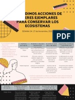 Difundimos Acciones de Mujeres Ejemplares para Conservar Los Ecosistemas