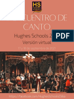 2do Encuentro de Canto - Programa