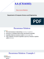 3 Recurrsion Relation