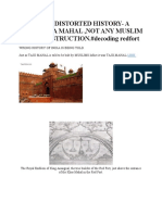 Red Fort-Distorted History - A Rajputana Mahal, Not Any Muslim KING CONSTRUCTION.#decoding Redfort