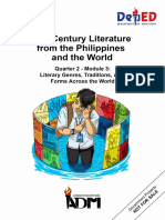 Signed Off 21st Century Literature From The Philippines11 q2 m3 Literary Genres Traditions and Forms Across The World v3