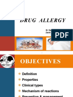 Drug Allergy: DR Sana Nisar Zaidi