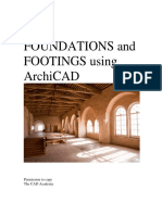Foundations and Footings Using Archicad: Permission To Copy The Cad Academy