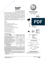 LM833 Low Noise, Audio Dual Operational Amplifier: Ms Slew Rate, mV/°C Temperature Coefficient of