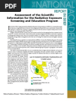 Assessment of the Scientific Information for the Radiation Exposure Screening and Education Program, Report in Brief 