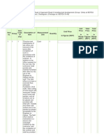 Section6 - Bill of Quantities