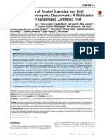 Drummond, (2014) - The Effectiveness of Alcohol Screening and Brief Intervention in Emergency Departments