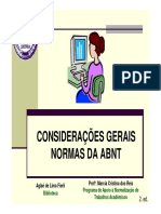 Abnt Consideracoes Gerais