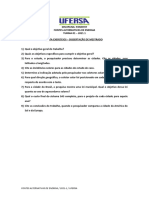 Lista Exercícios Solar Térmica