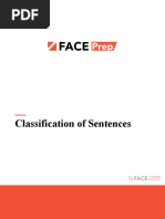 Classification of Sentences