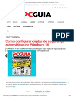 Como Configurar Cópias de Segurança Automáticas No Windows 10 - PCGuia