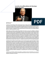 Cardoso y Su Conversión Al Neoliberalismo (Atilio Borón)