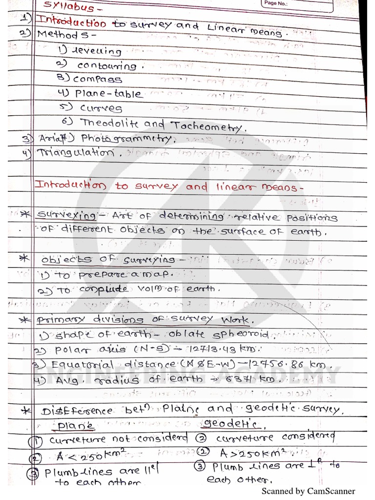 Surveying Handwritten Notes | PDF