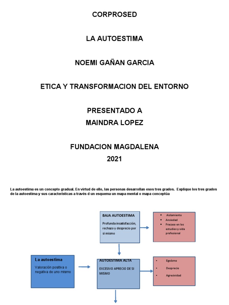 Escalera de la Autoestima: Claves y Grados | PDF | Autoestima | Cognición