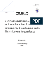 Comunicado