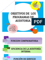 Objetivos de Los Programas de Auditoria