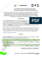 Cancelacion de Predio Causas Naturales Fuerza Mayor de Oficio