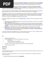 Um hash é uma sequência de bits geradas por um algoritmo de dispersão