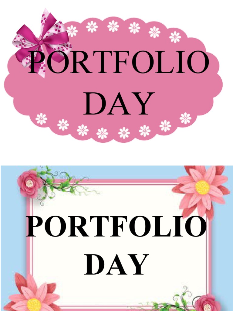 Portfolio Day Tarpapel PDF