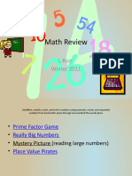 Math Review: L Rice Winter 2011